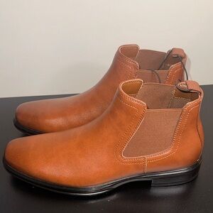 Perry Ellis Tan Leather Boots